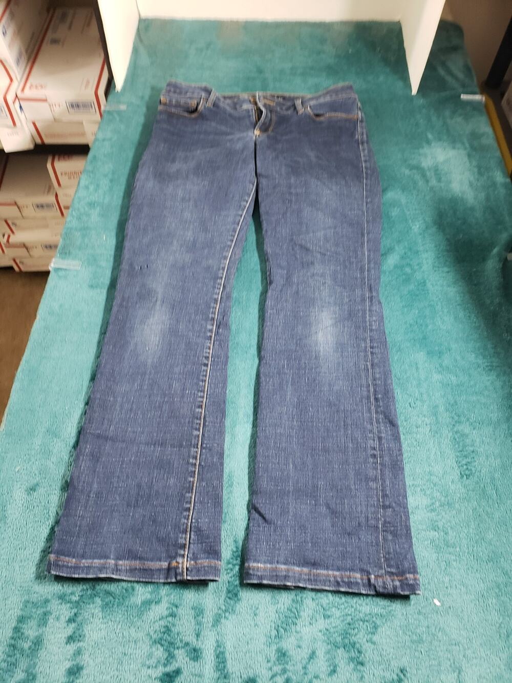 Lucky Brand Jeans Size 4 Womens Blue Pants Mid Rise Stretch Lolita Boot
